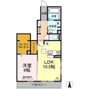 イーストパレス Bの間取り画像