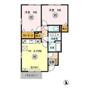 コーポ カノンの間取り画像