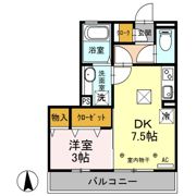 グラン・ブルーエスターテ矢中の間取り画像