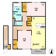 キャッツアイ Aの間取り画像