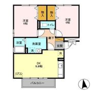 ラッキーベルの間取り画像