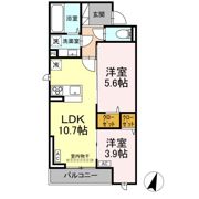 D-ROOM松木の間取り画像