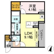 D-ROOM松木の間取り画像
