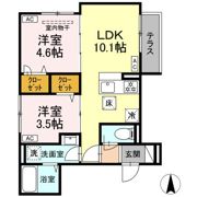 セレスティア荒川Ⅱの間取り画像