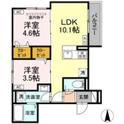 セレスティア荒川Ⅱの間取り画像