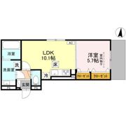 GRAMM六地蔵C棟の間取り画像