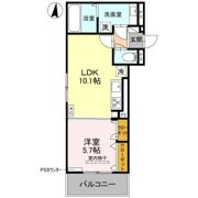 GRAMM六地蔵B棟の間取り画像