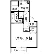 アウラ千里丘の間取り画像