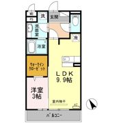 セジュール町坪の間取り画像