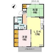 ハイツNINOWARI A棟の間取り画像