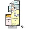 ソフィア ドゥ ボヌール 吉敷 B棟の間取り画像