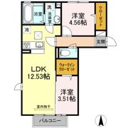 クレール塚の原 C棟の間取り画像