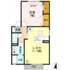コーポラス羽屋Bの間取り画像