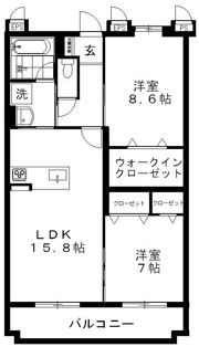 カサグランデ銀河の間取り画像