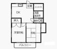 ハイツクレマツ Ⅰの間取り画像