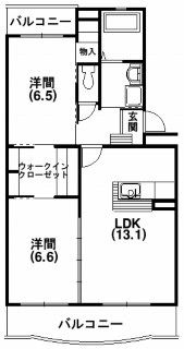 メテオールの間取り画像