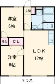 サンライフ山中の間取り画像