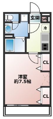 ミルグレースの間取り画像