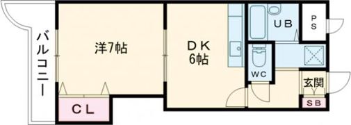 ふぁみ～ゆ東生駒の間取り画像