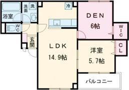 ディアコート樹々の間取り画像