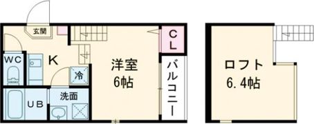 ハーモニーテラス梅林Ⅶの間取り画像