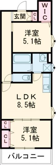 クリエオーレ徳庵の間取り画像