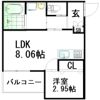 ヴェルトール箱崎東の間取り画像