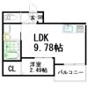 ヴェルトール箱崎東の間取り画像