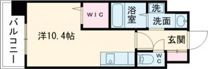 フォーエス熊本駅前Ⅱの間取り画像