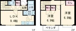 クレストステージⅡの間取り画像