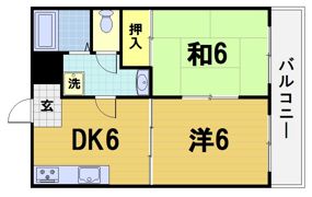ハイメゾン伊藤の間取り画像