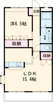 ロイヤルコーポ中川の間取り画像
