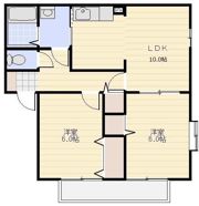 フェアリーウィステリア 弐番館の間取り画像