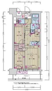 プレサンス名駅南ブリエの間取り画像
