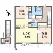 ヴィラーチェトレーズDの間取り画像