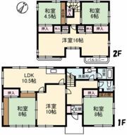 ◆仁方◆W邸戸建の間取り画像