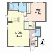 ヒルサイドコート B棟の間取り画像