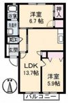 ダイヤモンドハイツの間取り画像