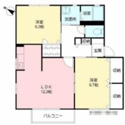 エスポワール・アージュ下石田 B棟の間取り画像
