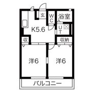 アドバンスハイムB棟の間取り画像