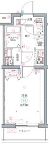 クレヴィスタ立石Ⅱの間取り画像
