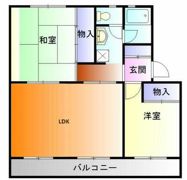 レクセル葛川Aの間取り画像