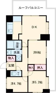ライオンズマンション東青梅第3の間取り画像