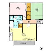 パストラルガーデン Bの間取り画像
