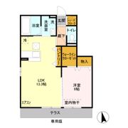 ラフィネ・ドミール 参番館の間取り画像