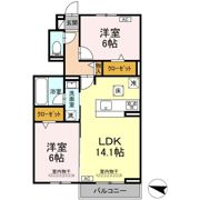D crest 高柳の間取り画像