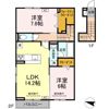 D crest 高柳の間取り画像