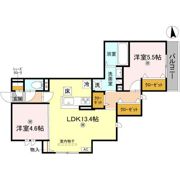 D-ROOM Sagarimatsuの間取り画像