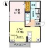 GRAMM御陵荒木Bの間取り画像