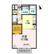 レイツコート柴田の間取り画像